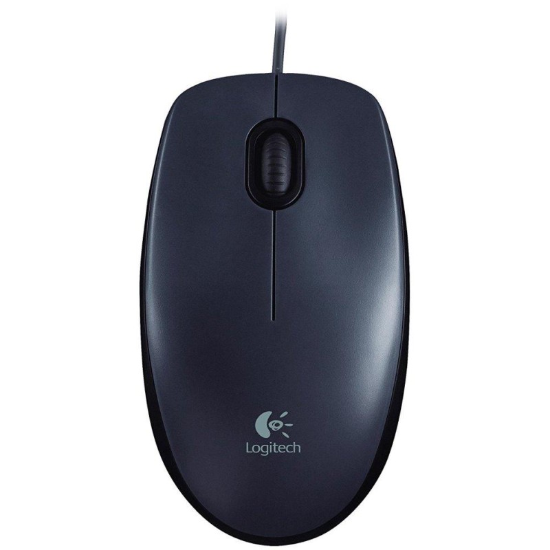 Logitech myš M90/ 3 tlačítka/ 1000dpi/ USB/ šedá