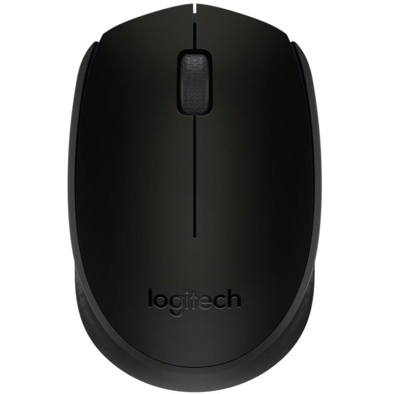 Logitech myš B170/ bezdrátová/ 3 tlačítka/ 1000dpi/ USB/ černá