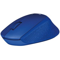 Logitech myš M330 Silent Plus/ bezdrátová/ 3 tlačítka/ 1000dpi/ USB/ modrá