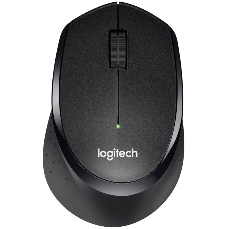 Logitech myš B330 Silent Plus/ bezdrátová/ 3 tlačítka/ 1000dpi/ USB/ černá