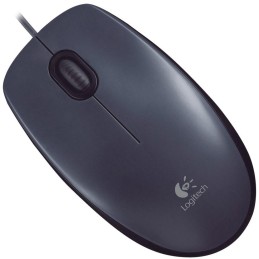 Logitech myš M100/ 3 tlačítka/ 1000dpi/ USB/ šedá