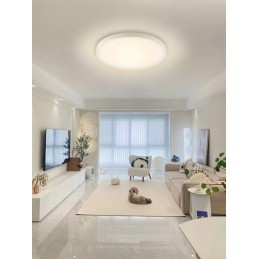 IMMAX NEO LITE TUDO SMART stropní svítidlo RGB podsvícení 60cm 65W, s podporou BEACON, Wi-Fi, TUYA, bílé