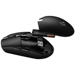 Logitech herní myš G305 LIGHTSPEED/ bezdrátová/ optická/ 6 tlačítek/ 12000dpi/ USB/ černá