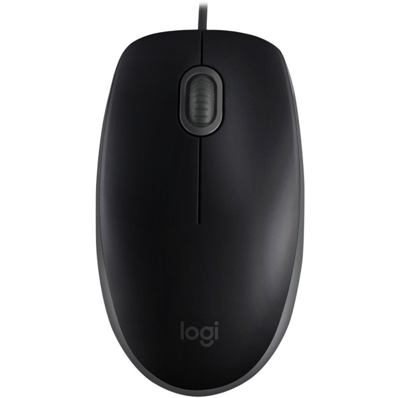 Logitech myš B110 Silent/ 3 tlačítka/ 1000dpi/ USB/ černá