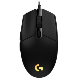 Logitech herní myš G203 LIGHTSYNC/ optická/ 6 tlačítek/ 8000dpi/ USB/ černá