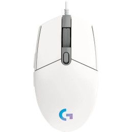 Logitech herní myš G203 LIGHTSYNC/ optická/ 6 tlačítek/ 8000dpi/ USB/ bílá