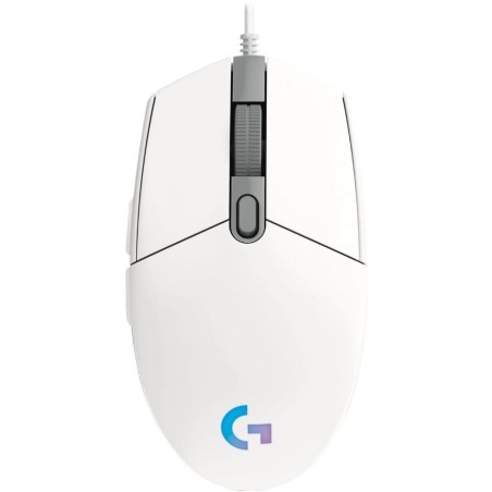 Logitech herní myš G203 LIGHTSYNC/ optická/ 6 tlačítek/ 8000dpi/ USB/ bílá