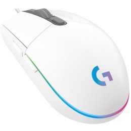 Logitech herní myš G203 LIGHTSYNC/ optická/ 6 tlačítek/ 8000dpi/ USB/ bílá