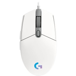 Logitech herní myš G102 LIGHTSYNC/ optická/ 6 tlačítek/ 8000dpi/ USB/ bílá