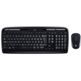 Logitech set klávesnice a myši MK330/ bezdrátový/ 2.4GHz/ USB přijímač/ US/ černý
