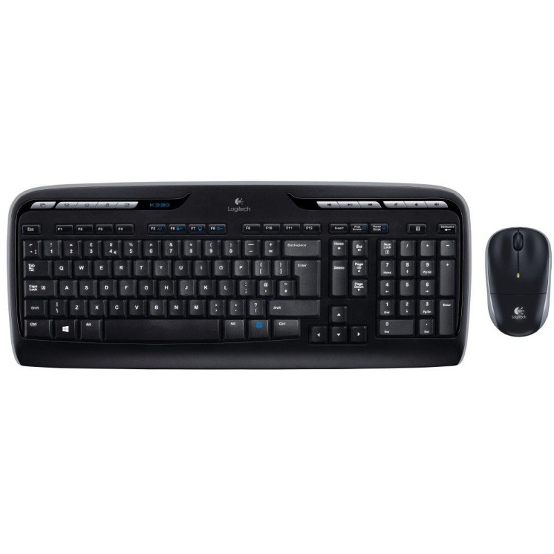 Logitech set klávesnice a myši MK330/ bezdrátový/ 2.4GHz/ USB přijímač/ US/ černý
