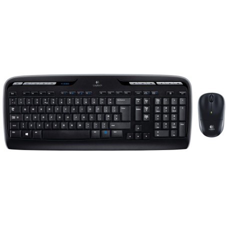 Logitech set klávesnice a myši MK330/ bezdrátový/ 2.4GHz/ USB přijímač/ US/ černý
