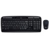 Logitech set klávesnice a myši MK330/ bezdrátový/ 2.4GHz/ USB přijímač/ US/ černý