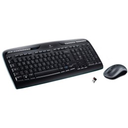 Logitech set klávesnice a myši MK330/ bezdrátový/ 2.4GHz/ USB přijímač/ US/ černý