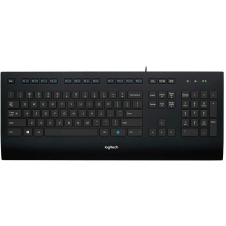 Logitech klávesnice Corded K280E/ USB/ US layout
