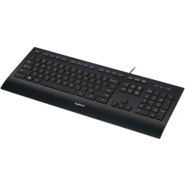Logitech klávesnice Corded K280E/ USB/ US layout
