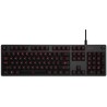 Logitech Gaming-Tastatur G413/ mechanisch/ Romer-G/ USB/ US-Layout/ Carbon