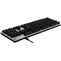 Logitech herní klávesnice G413/ mechanická/ Romer-G/ USB/ US layout/ Stříbrná