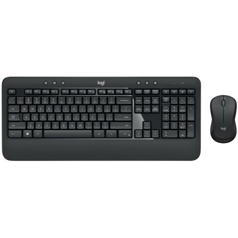 Logitech set klávesnice a myši MK540 ADVANCED/ bezdrátový/ 2.4GHz/ USB přijímač/ US/ černý