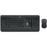 Logitech set klávesnice a myši MK540 ADVANCED/ bezdrôtový/ 2.4GHz/ USB prijímač/ US/ čierny