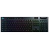 Logitech gaming keyboard G915 LIGHTSYNC RGB/ mechanical/ wireless/ GL tactile/ USB/ US layout/ Carbon