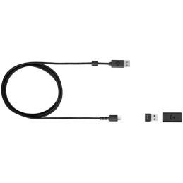 Logitech herní klávesnice G915 LIGHTSYNC RGB/ mechanická/ bezdrátová/ GL taktilní/ USB/ US layout/ Carbon