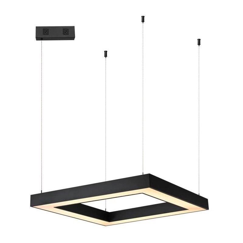 IMMAX NEO CANTO SLIM SMART závěsné svítidlo 80x80x7cm 60W Zigbee 3.0, TUYA, černé