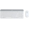 Logitech MK470 keyboard and mouse set/ wireless/ 2.4GHz/ USB receiver/ US/ white