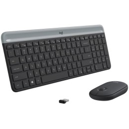 Logitech set klávesnice a myši MK470/ bezdrátový/ 2.4GHz/ USB přijímač/ CZ/ černý