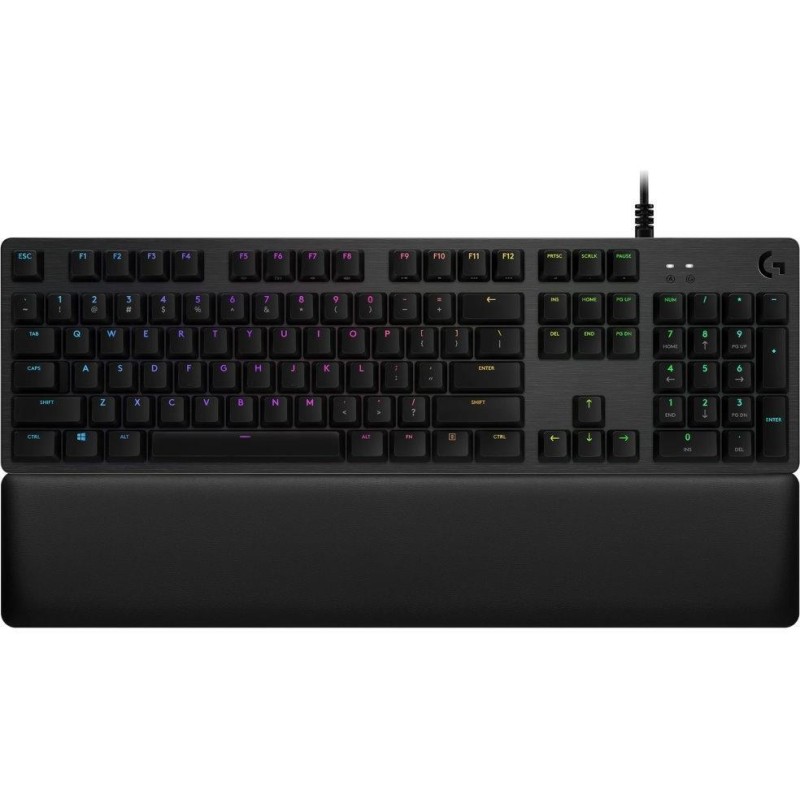 Logitech herní klávesnice G513 LIGHTSYNC RGB/ mechanická/ GX Brown/ USB/ US layout/ Carbon