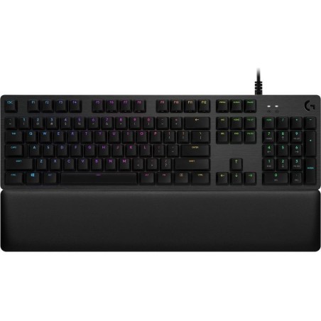 Logitech herní klávesnice G513 LIGHTSYNC RGB/ mechanická/ GX Brown/ USB/ US layout/ Carbon
