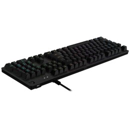 Logitech herní klávesnice G513 LIGHTSYNC RGB/ mechanická/ GX Brown/ USB/ US layout/ Carbon