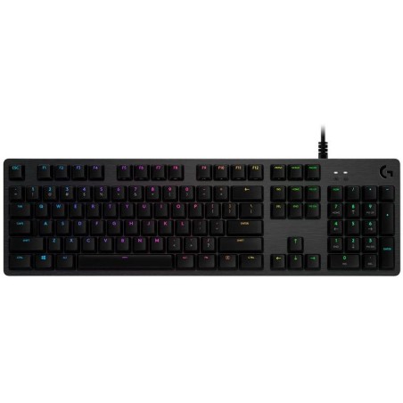 Logitech herní klávesnice G512 LIGHTSYNC RGB/ mechanická/ GX Brown/ USB/ US layout/ Carbon