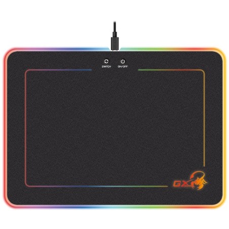 GENIUS GX GAMING podložka pod myš GX-Pad 600H RGB/ 350 x 250 x 5,5 mm/ tvrdá/ USB/ RGB podsvícení