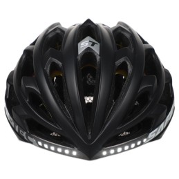 SAFE-TEC Chytrá Bluetooth helma/ Repro/ MIPS/ TYR3 Black-silver XL