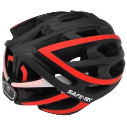 SAFE-TEC Chytrá helma/ TYR Black-Red M