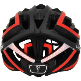 SAFE-TEC Chytrá helma/ TYR Black-Red M