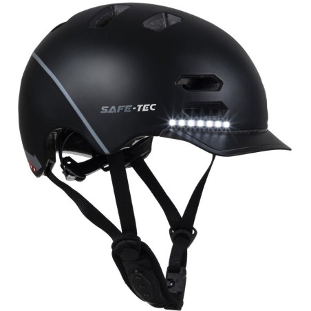 SAFE-TEC Chytrá Bluetooth helma/ SK8 Black L