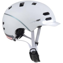 SAFE-TEC Chytrá Bluetooth helma/ SK8 White M