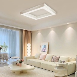 IMMAX NEO CANTO SLIM SMART stropní svítidlo 80x80cm 60W Zigbee 3.0, TUYA, bílé