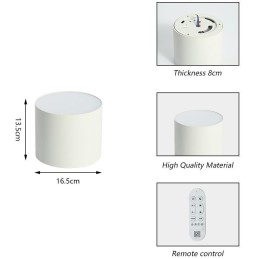 IMMAX NEO LITE RONDATES SMART stropní svítidlo 16,5cm 32W 2592lm s podporou BEACON, Wi-Fi, TUYA, bílé