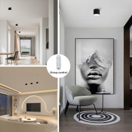 IMMAX NEO LITE RONDATES SMART stropní svítidlo 16,5cm 32W 2592lm, s podporou BEACON, Wi-Fi, TUYA, černé