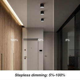 IMMAX NEO LITE RONDATES SMART stropní svítidlo 16,5cm 32W 2592lm, s podporou BEACON, Wi-Fi, TUYA, černé