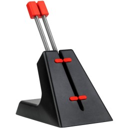 AROZZI ANCORA Mouse Bungee BlackRed/ držák kabelu pro herní myši/ černočervený/ nastavitelný