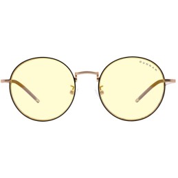 GUNNAR kancelářske/herní brýle ELLIPSE BLACK/GOLD * jantárová skla * BLF 65 * GUNNAR focus