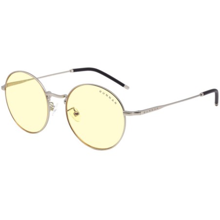 GUNNAR kancelářske/herní brýle ELLIPSE SILVER * jantárová skla * BLF 65 * GUNNAR focus