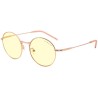 GUNNAR Büro-/Gamingbrille ELLIPSE ROSE GOLD * bernsteinfarbene Gläser * BLF 65 * GUNNAR focus