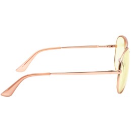 GUNNAR kancelářske/herní brýle MAVERICK ROSE GOLD * jantárová skla * BLF 65 *  GUNNAR focus