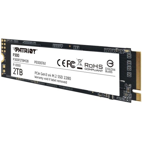 PATRIOT P300 2TB SSD / Interní / M.2 PCIe Gen3 x4 NVMe 1.3 / 2280