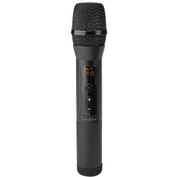NEDIS bezdrátový mikrofon set/ Kardioid/ 1000 Ohm/ -95 dB/ ovládání hlasitosti/ černý